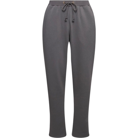 New Ulla Popken Basic Drawstring Elastic Waist Cotton Blend Gray Joggers 20/22 - Picture 6 of 11